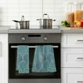 thumbnail image 4 of SKYSONIC 2PCS Cotton Towel Set,Quick Drying Washcloths,Soft and Breathable Bath Towel Hand Towels for Kitchen Bathroom Gym Beach-Mermaid Skin Pattern, 4 of 7