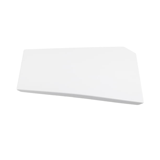Cubierta de escotilla para puerta de llenado de tanque de combustible Unique Bargains para Ram ProMaster 1500 2014-2021 ABS blanco