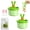 Green, variant on 2Pcs Cactus Sink Strainer, Press-to-Dump Kitchen Drain Filter Basket for Food Waste, Automatic Lifting Residue Catcher, Cute Stopper, Creative Home Drainer Collector Accessories