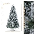 thumbnail image 3 of Árbol de Navidad Escarchado Frondoso Esquimal Pino Navideño con Nieve Artificial (Verde Nevado, 2.4m), 3 of 6