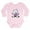 Petal Pink, variant on CafePress - Kiniart Westie XOXO - Long Sleeve Cotton Baby Bodysuit