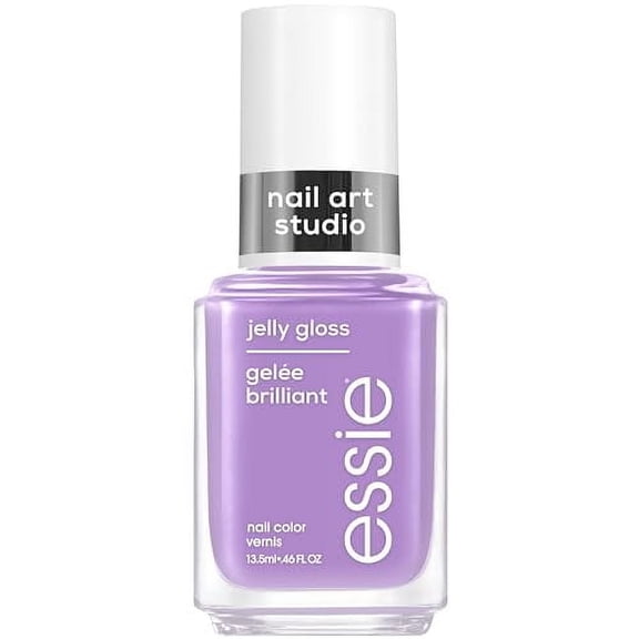 essie Nail Art Studio Jelly Gloss Polish, Vegan, Sheer Purple Nail Polish, Orchid Jelly, 0.46 Fl Oz
