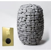 HUUM Hive 18kW Sauna Heater with UKU Wi-Fi in Gold (Sauna Stones Included)