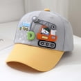 thumbnail image 2 of TAIAOJING Kids Baseball Cap With Leather Logo Unisex Toddler Adjustable Hat For Boys Girls Casual Beach School Party Trendy 2-8Y, 2 of 4