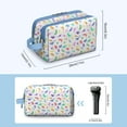 thumbnail image 3 of Toiletries Bag,Colorful Gradient Dinosaurs Silhouettes Pattern Mens Womens Toiletry Bag Bathroom Bag,Waterproof Toiletry Travel Bag Dopp Kit Shaving Bag 11x6.3x5.1 Inch, 3 of 5