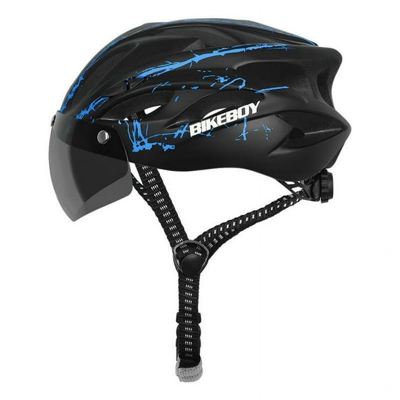 EGNMCR Bike Accessories Cycling Helmet With Goggles-piece Bicycle Helmet Mountain Bike Accessories bicycle helmet