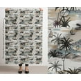 thumbnail image 3 of Soimoi Printed Waterproof Taffeta Fabric - Gray Tropical Print | 56" Wide | For Outdoor Cushions, Awnings, Table Covers & Upholstery Projects, By The Yard, 3 of 7