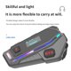thumbnail image 5 of Auriculares para casco de motocicleta Scienceny Bluetooth Intercomunicador, 5 of 6