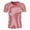 Red, variant on Women's T-Shirts Short Sleeve Stripe Regular Cozy Short Sleeved Pure Shirt Loose Fit For Couples Tee Tops Blue XL
