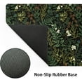thumbnail image 3 of Black Aesthetic Vintage Botanical Gaming Mouse Pad XL Cute Forest Green Plant Nature Floral Extended Large Big Mousepad Non-Slip Stitched Edge Long Mat for Desk Office Computer,31.5×11.8 in, 3 of 6