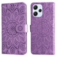 thumbnail image 3 of Funda tipo cartera GANGXUN para Xiaomi Redmi 12 4G , diseño girasol, cuero PU, soporte, cierre magnético, tarjetero, 3 of 5