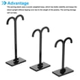 thumbnail image 4 of Uxcell Earring Display Stand,6pcs Acrylic Earring Holder Earring Stands Storage Organizer M Display Stand,Black, 4 of 5