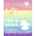 thumbnail image 2 of Quach, Anna 15x18 White Modern Wood Framed Museum Art Print Titled - Chase Rainbows, 2 of 4