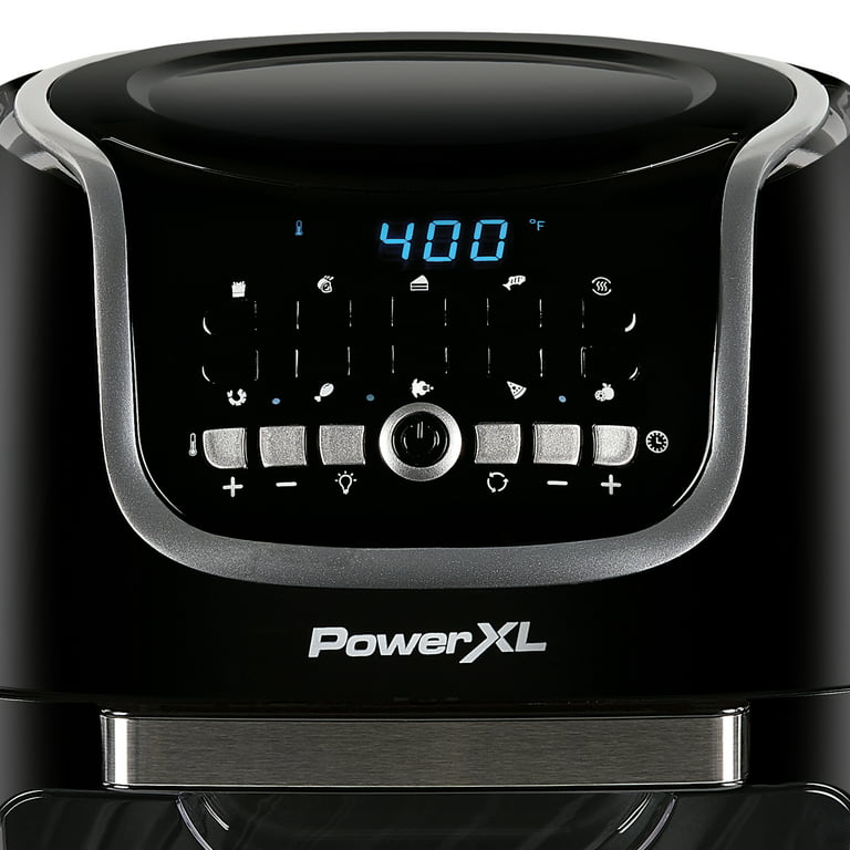 PowerXL Vortex Air Fryer Pro Plus 10 Quart Capacity, Black, 1700 Watts, 