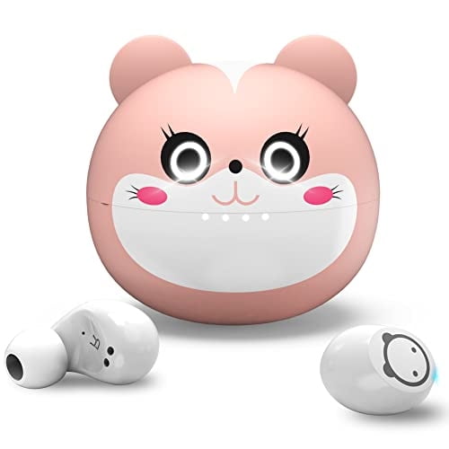 AMAFACE Bluetooth Earbuds Pink Wireless Earbuds para ninos 3