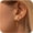 Pearl Set, variant on Pearl Earrings for Women,Dainty Gold Pearl Earrings 14K Gold Plated Stud Earrings Hypoallergenic Small Hoop Earrings for Women Trendy Dangle Earrings Simple Pearl Drop Earrings Gold Jewelry