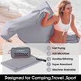 thumbnail image 2 of 4Monster Toallas De Camping Toalla De Viaje De Microfibra De Secado Rápido Súper Absorbente Toalla De Gimnasio Compacta Ultra Suave Para Natación Playa Senderismo Yoga Viajes Mochila Deportiva, 2 of 5