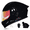 Gloss Black, variant on DOCRELD DOT Bluetooth Modular Motorcycle Helmet,Rainbow/Transparent lens Motorcycle Helmet,Dual Visor Full Face Flip up Integrated Motorcycle Helmets,Built-in Dual Speaker Microphone,Adults Men Women
