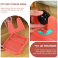 thumbnail image 6 of KONTONTY 3-Piece Foldable Pot Lid Organizer Rack, Storage Tool for Household Cabinet and Countertop, 6 of 8