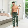 thumbnail image 6 of FORMRS Mens Pajama Pants with Pockets Sleepwear Lounge Bottoms Sizes S-2XL, Beige Christmas Trees, 6 of 7