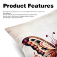 thumbnail image 2 of Butterfly Covers Set of 2 with Velvet Fabric and Unique Patterns for 16x16, 18x18, 20x20 Inch Throw Pillow Inserts, Throw Pillows, Throw Pillow - for Any Occasion, 2 of 6