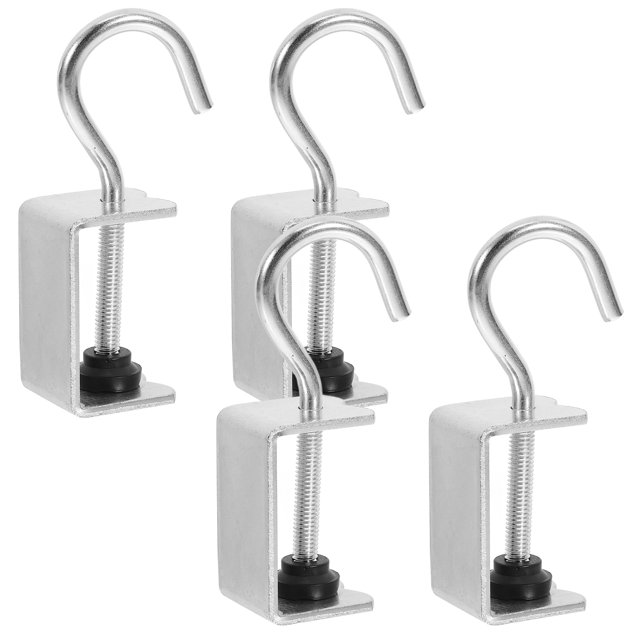4 Pcs Pinces de Fixation pour Sac à Main Crochets de Bureau Crochets Réutilisables