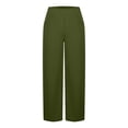 thumbnail image 5 of Gytharion Women's Dress Pants Solid Casual Elastic High Waist Slack Pants with Pockets Fashion Slim Fit Straight Leg Trousers for Office Work Business, 5 of 7