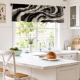 thumbnail image 2 of AshasdS Abstract Wave Pattern Window Valance Modern Curtain Valance Decorative Window Treatment Contemporary Home Decor, 2 of 5
