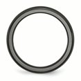 thumbnail image 2 of Chisel Titanium Black Ti Polished Domed 4mm Rounded Edge Band, 2 of 6
