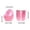 Pink, variant on Greaseproof Baking Cups, 100 Pack Non Stick Muffin Liners, Food Grade Disposable Cupcake Liners Standard Size for Baking Muffins Cupcakes and Mini Cakes