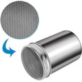 thumbnail image 2 of 2PCS（10.1oz）Powder Sugar Shaker Duster, Stainless Steel Powder Sugar Shaker with Lid, Sifter For Cinnamon Sugar Pepper Powder Cocoa Flour, 2 of 8