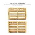 thumbnail image 3 of Rodillo De Madera Para Pies De 5 Filas, Masaje Para El Cuidado De La Madera, Reflexología, Relajación, Masaje De Alivio, Regalo De Spa, Masajeador De Pies Anticelulítico ANGGREK Otros, 3 of 5