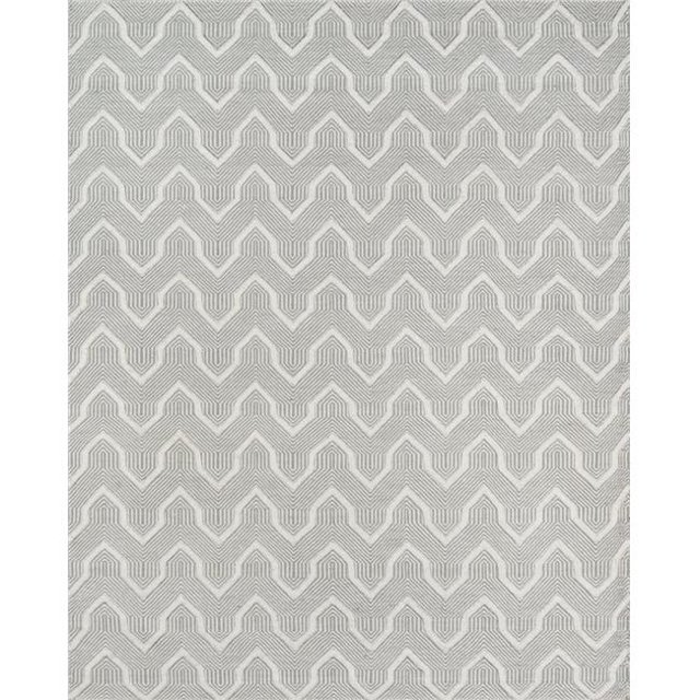 Erin Gates LANGDLGD-1GRY2030 Hand Woven Langdon Rectangle Area Rug, Grey - 2 x 3 ft.