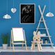 thumbnail image 3 of Cuadros Decorativos Kit de pintura de diamantes 5D, mosaico de taladro redondo completo de gato negro DIY (HJ499) DQrwqpou Nuevos Originales, 3 of 9