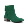 thumbnail image 1 of Allegra K Bottines à Talons Épais à Bout Carré pour Femmes, 1 of 8