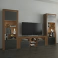 thumbnail image 3 of Milano Set 145-BK-BK Modern Wall Unit Entertainment Center, 3 of 3