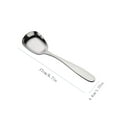 thumbnail image 4 of Nkmbld Coffee Spoons 3pc Stainless Steel Spoon Flat Bottom Spoon Dessert Spoon Rice Spoon, Using for Home, Kitchen or Restaurant, Multicolor, 4 of 9