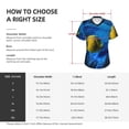 thumbnail image 4 of Vsdgher Sports Tennis Ball Women Shirts V Neck Short Sleeve Tops T-Shirt Basic Tees, S to 3XLSmall, 4 of 5