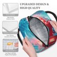 thumbnail image 3 of Balery Aurora Borealis Village Bolsa de Almuerzo para Mujeres, Caja de Almuerzo, Bolsa de Almuerzo Pequeña Impermeable, Tote de Almuerzo Reutilizable con Gran Capacidad, 3 of 6