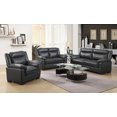 thumbnail image 2 of Arabella 3-piece Upholstered Padded Arm Sofa Set Grey, 2 of 11