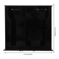 thumbnail image 2 of WEUVEB Organizador De Cubiertos De Plástico Negro Ideal Para Uso En Hogar Y Restaurante, 2 of 8