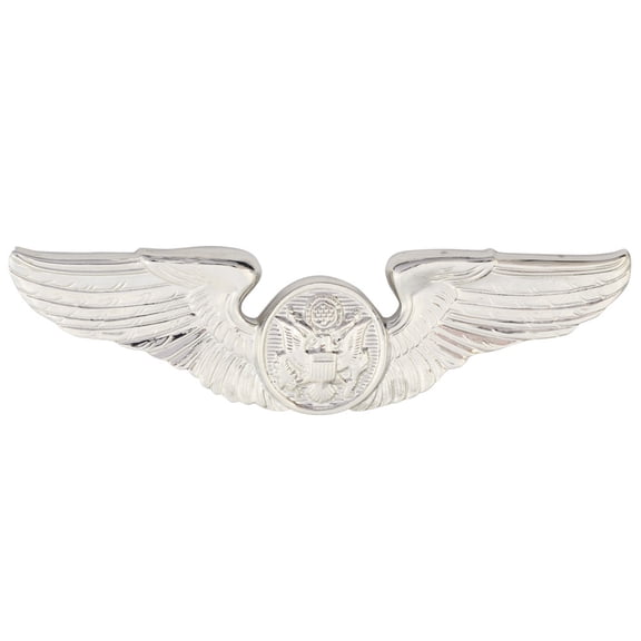 Air Force Aircrew Enlisted Badge Full Size Mirror Finish
