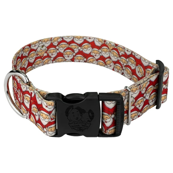 Country Brook Petz® 1 1/2 inch Deluxe Where's Merry Dog Collar, Extra Large