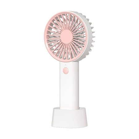 Mini Ventilateur De Poche Ventilateurs Electriques Ventilateur De Bureau Portable Rechargeable Usb Avec Support Base 3 Mode De Vitesse Pour L Ecole A Domicile Bureau Voyage Interieur Exterieur Walmart Canada