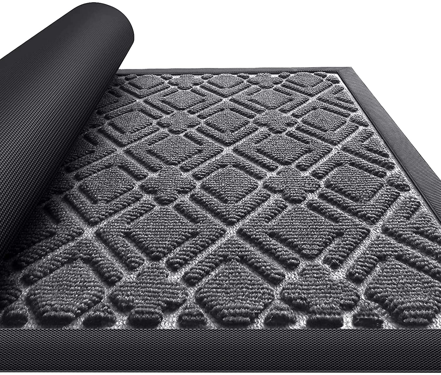 Door Mat Inside Outside,AntiSlip Durable Rubber Doormat Indoor Outdoor