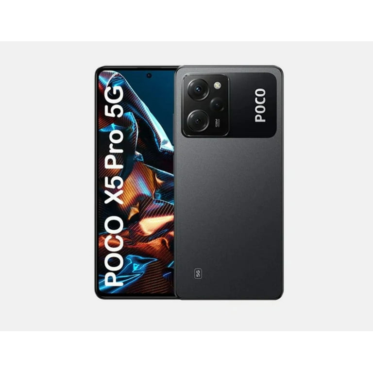 Xiaomi Poco X5 Pro 5G, Dual SIM, 128GB ROM 6GB RAM GSM Unlocked - Black 
