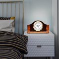 thumbnail image 2 of Round Desk Clock Insert Wall Desktop Clocks Clock Movement Bedroom Arabic Numeral, 2 of 9
