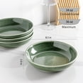thumbnail image 6 of AmorArc 8.5'' Large Ceramic Pasta Bowls Set, 36oz Stoneware Bowls Set of 6 for Kitchen, Reavtive Glaze Bowls-Microwave,Dishwasher Safe-for Pasta,Salad,Oatmeal-Jade Green, 6 of 7