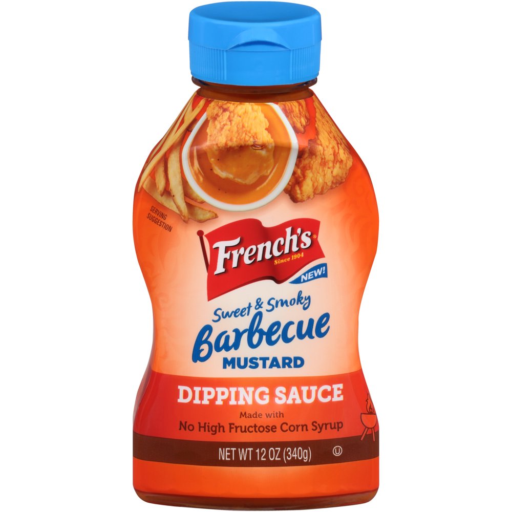 French's Sweet & Smoky Barbecue Mustard Dipping Sauce, 12 fl oz