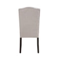 thumbnail image 7 of Set of 2 Linen & Weathered Dining Chair, Upholstered Dining Chairs, Dining Room Chairs, Kitchen Chairs, Wooden Side Chair for Kitchen Dinning Room Restaurant (Beige), 7 of 7